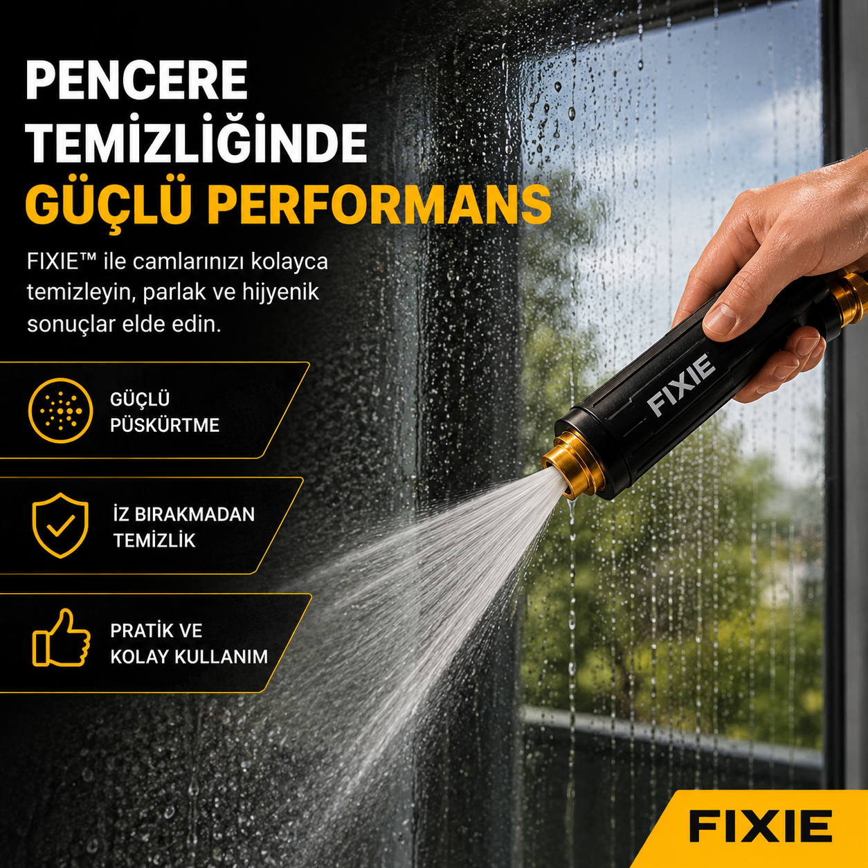 FIXIE™ Basınçlı Su Tabancası